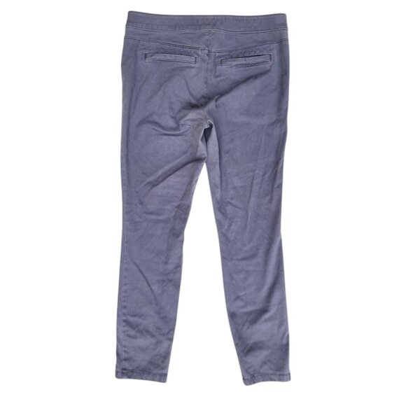 Loft Gray Chino Pants Straight Leg Size 6 Petite Marisa Fit Women's mid rise ank - Picture 3 of 8